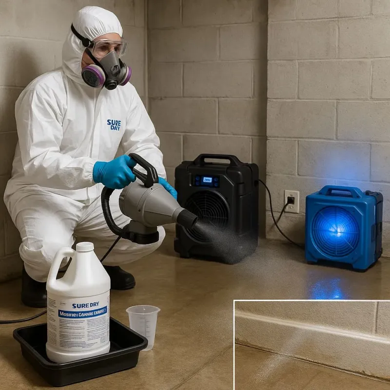 Sanitization and Odor Removal process in Sanford, NC