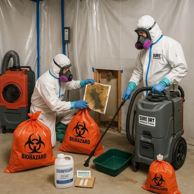 Contaminated Water Handling Protocols process in Sanford, NC