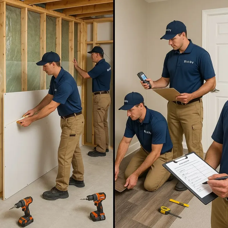 Repairs and Reconstruction process in Sanford, NC